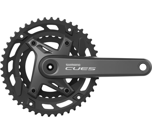 [#PL-EFCU60002EX60X] SHIMANO FRONT CHAINWHEEL, FC-U6000-2, CUES, FOR REAR 9/10-SPEED, 2-PCS FC, 175MM