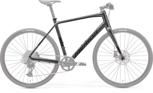 [#BF-2503477] VÁZ MERIDA SPEEDER 500 III1 SELYEM SÖTÉTEZÜST (FEKETE)