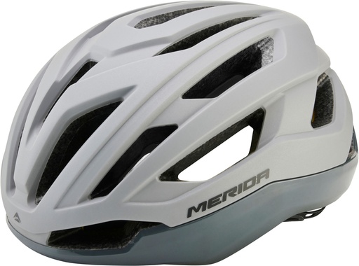 [#BF-A2277000198] Merida Apex kerékpáros sisak 58–62 cm matt szürke/fényes szürke – 20 szellőző