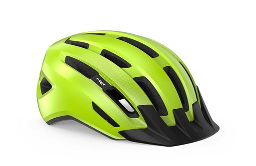 [#BL-217186] MET Downtown kerékpáros sisak [fényes fluo sárga, 52-58 cm (S/M)]