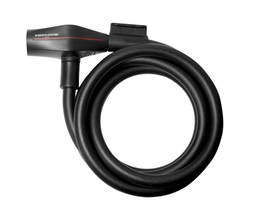 [#BL-192815] Trelock SK 312 kulcsos huzalos zár [fekete, 180 cm]