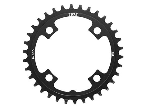 [#BL-166573] Sunrace CRMX Narrow Wide 4 furatos szimmetrikus lánctányér [fekete, 36]