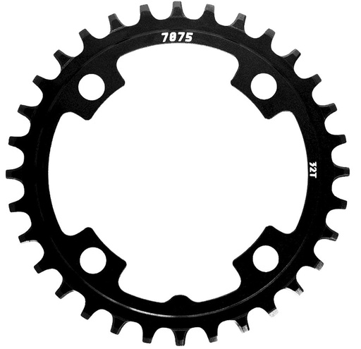[#BL-197292] Sunrace CRMX04 Narrow Wide 4 furatos szimmetrikus lánctányér [fekete, 34]