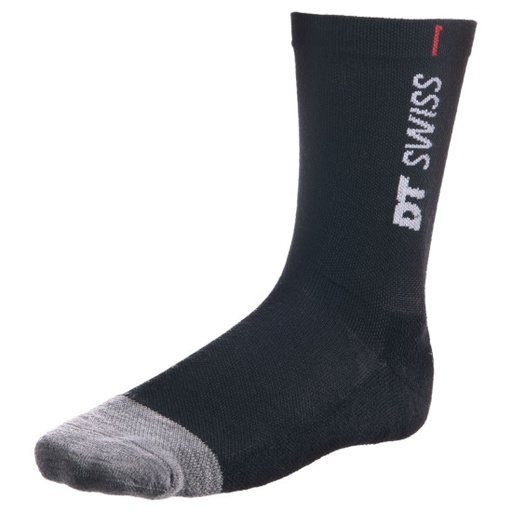 [#BS-MCXSKLASMTBSOS] Zokni DT Swiss MTB merino fekete L 43-45 ÚJ