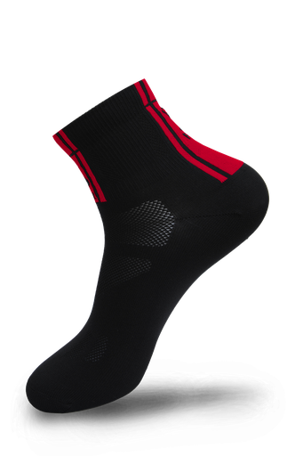 [#BL-194021] FLR ES3.5 zokni [fekete-piros, 35-38]