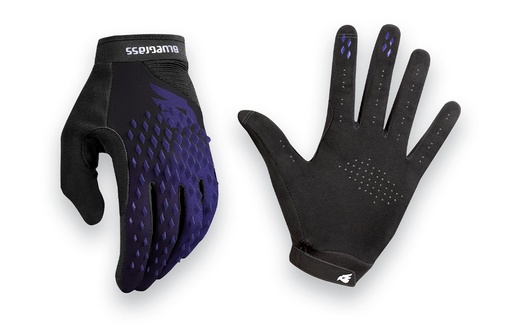 [#BL-234050] Bluegrass Prizma 3D átmeneti hosszú ujjú kerékpáros kesztyű [lila, M]