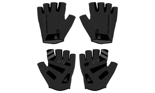 [#BL-236723] Superior Race SF nyári rövid ujjú kerékpáros kesztyű [fekete, S]