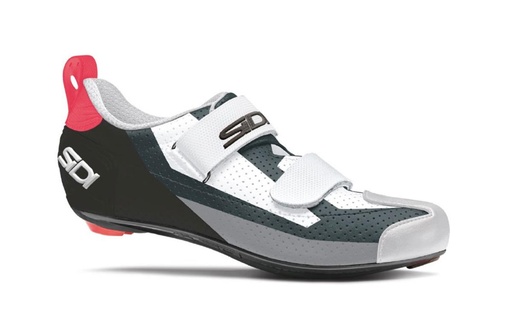 [#BL-242117] SIDI T-5 Air Triathlon országúti cipő [fekete-fehér-korall, 42]