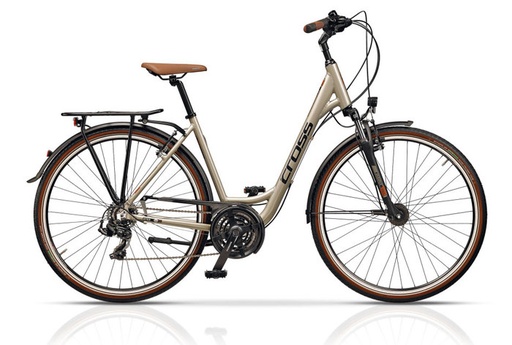 [#BF-CRS2111154] CROSS AREA LOW STEP bézs (fekete/barna) 54cm