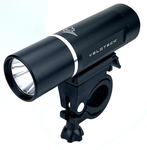 [#BT-34650] Velotech 3W LED alumínium USB tölthető első lámpa