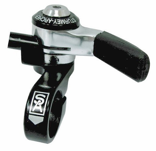 [#BL-104648] Sturmey Archer SLS50 T5 váltókar kormányra (wide) [fekete-ezüst]