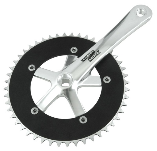 [#BL-104940] Sturmey Archer FCT24 170mm/44T négyszögtengelyes hajtómű [ezüst-fekete, 44, 170 mm]