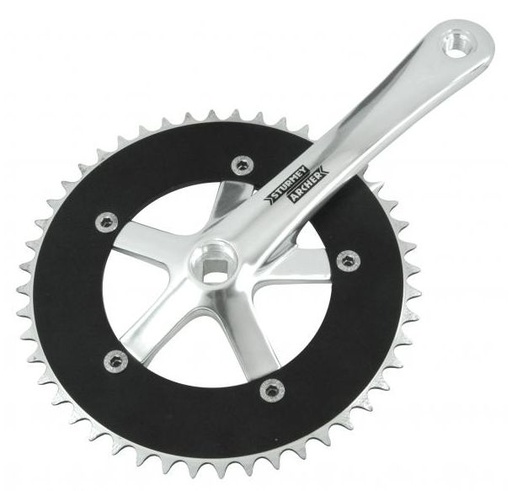 [#BL-47922] Sturmey Archer FCT26 170mm/46T négyszögtengelyes hajtómű [ezüst-fekete, 46, 170 mm]