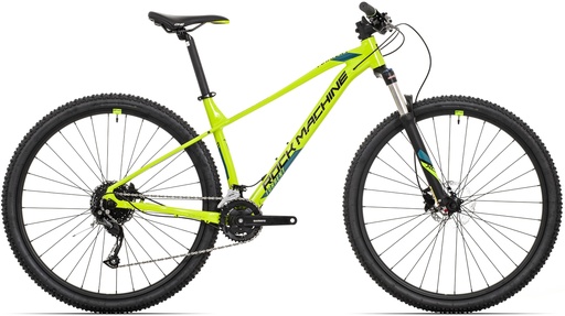 [#BL-195604] Rock Machine Torrent 20-29 XC kerékpár [17" (M), fényes sárga/fekete/kék]