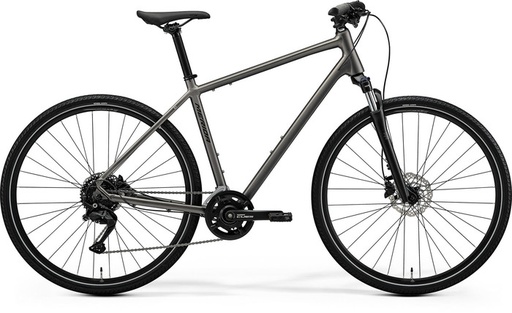 [#BF-2601125] MERIDA CROSSWAY 100 SELYEM SZÜRKE (FEKETE) L-es