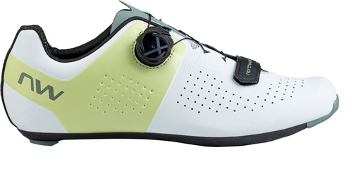 [#BF-80251042-58-42] CIPŐ NORTHWAVE ROAD STORM CARBON 42 FEHÉR/SÁRGA