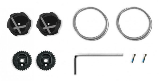 [#BF-81212021-10] NORTHWAVE CIPŐTARTOZÉK SLW X-DIAL csat szett, fekete