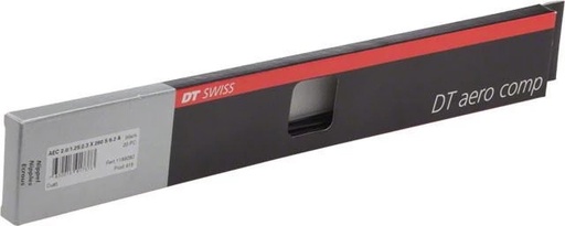 [#BS-SACS20290S0100] Küllő DT Swiss Aero comp egyenes 2.0/2.3/1,25x290 fekete