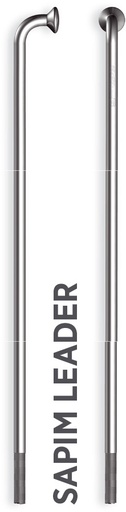 [#BF-SALE14288Z] Küllő SAPIM LEADER Inox 14G 288mm J-Bend fekete + Polyax réz 14G 12mm fekete